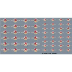 RAILTEC 2mm-4400 BR late crest ferret & dartboard