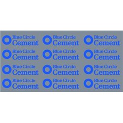 RAILTEC 2mm-8610 Blue Circle Cement logos (suit PCAs etc)
