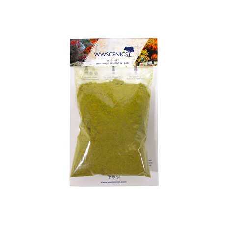 1mm Static Grass Wild Meadow 50g 1mm Static Grass Wild Meadow 50g