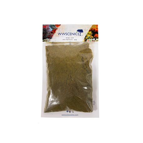 1mm Static Grass Patchy 50g