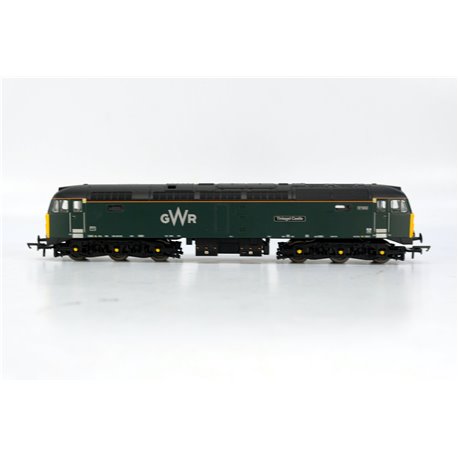 Hornby R30181 Class 57/6 57603 "Tintagel Castle" in GWR green - Railroad Plus range. DCC Fitted. Used. OO Gauge 