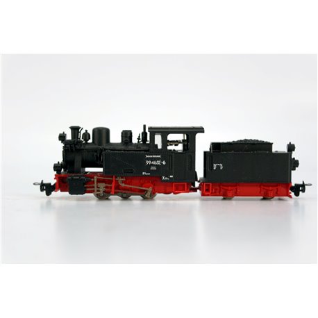 Roco 33253 DR BR99 Steam Locomotive III. Plus Roco 34063 Wagon. Used. HoE / OO9 Gauge 
