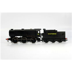 Hornby R2343 Class Q1 Bulleid Austerity 0-6-0 C8 in SR black. Used. OO Gauge 