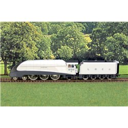 Hornby R3308 Silver Jubilee A4 "Silver King" . Used. OO Gauge 