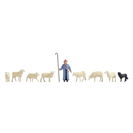 Shepherd & Sheep Figure set