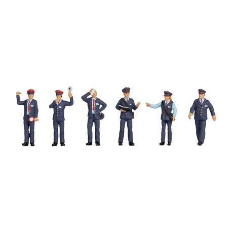 French Railway Officials (6) Figure Set