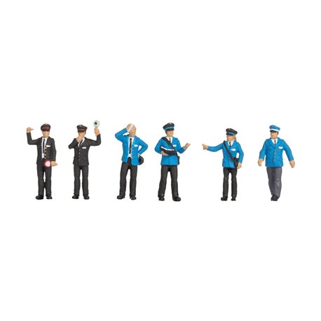 Dutch Railway Officials (6) Figure Set