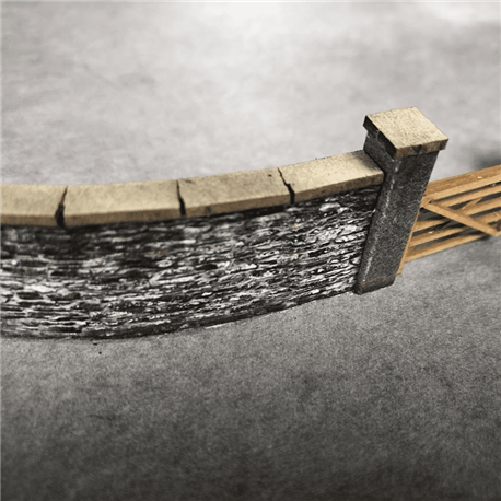 5ft Flexible Wall Old Stone