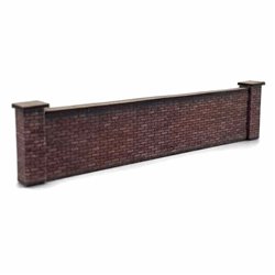 5ft Modular Wall Industrial Red Brick