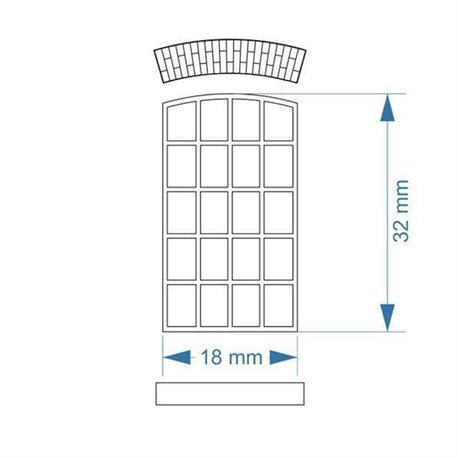 Arched Top Industrial Windows