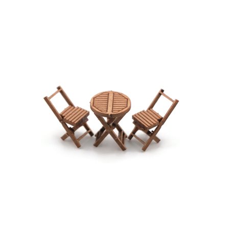 Wooden Bistro Tables & Chairs