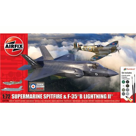 Supermarine Spitfire & F-35B Lightning II 'Then and Now' - 1:72 model kit
