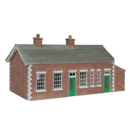 S& DJR Brick Station Green and Cream