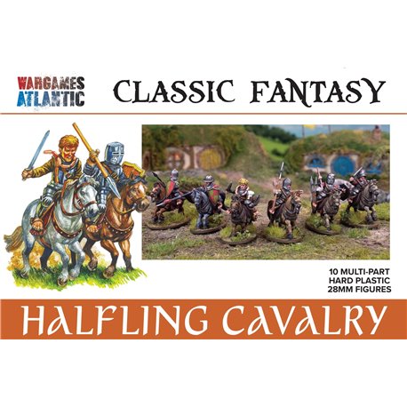 Halfling Cavalry (10) - 1:56 scale figure kit