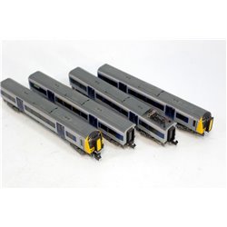 Bachmann Branchline 31-030 Class 350/1 Desiro 4 Car EMU 350 111 "Apollo" in Silver Link (unbranded) livery. Used. N Gauge 