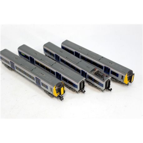 Bachmann Branchline 31-030 Class 350/1 Desiro 4 Car EMU 350 111 "Apollo" in Silver Link (unbranded) livery. Used. N Gauge 