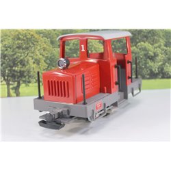 LGB 92090LGB LB 0-4-0 diesel shunter in red of the Lehmann Bahn. Used. G Gauge 