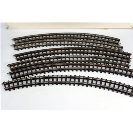 Tri-Ang T.153 Large Radius Curves X 30. Used. TT Gauge 