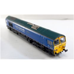 Hornby R30024 Class 66/6 66623 "Bill Bolsover" in Freightliner / Bardon Aggreggates blue. DCC Fitted. Used. OO Gauge 