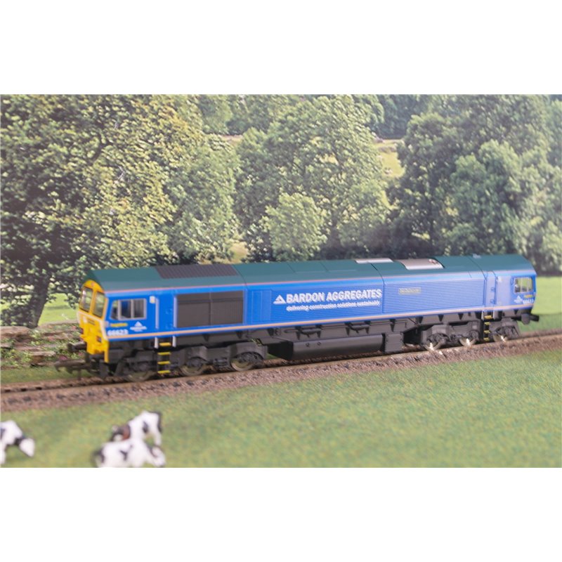 Hornby R30024 Class 66 6 66623 Bill Bolsover In Freightliner Bardon 