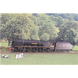 Hornby R2856 Princess Coronation Class 4-6-2 6246 "City of Manchester" in LMS Black. Used. OO Gauge 