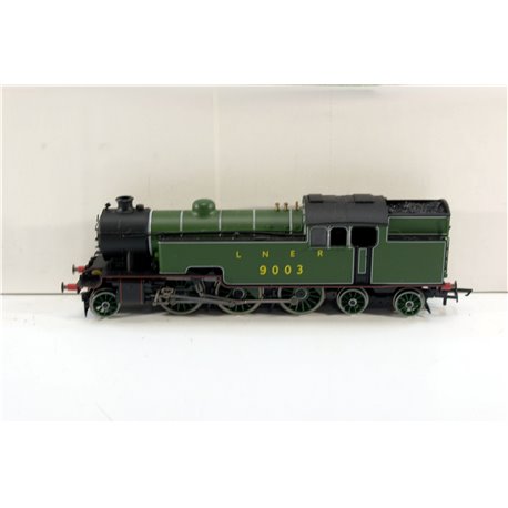 Hornby R3189 Class L1 2-6-4 9003 in LNER Apple Green. Used. OO Gauge 