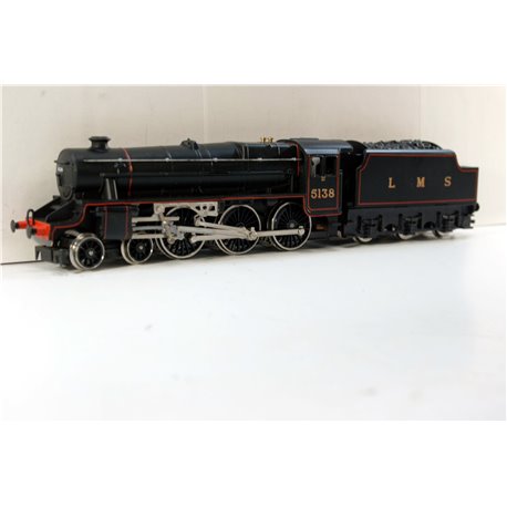 Hornby R320 Class 5 'Black 5' 4-6-0 5138 in LMS Black. Used. OO Gauge 