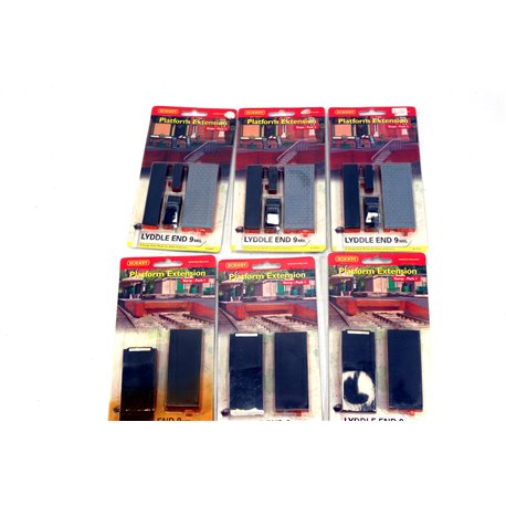 A Collection of Hornby "Lyddle End" Platform Sections. Pre-owned. N Gauge 