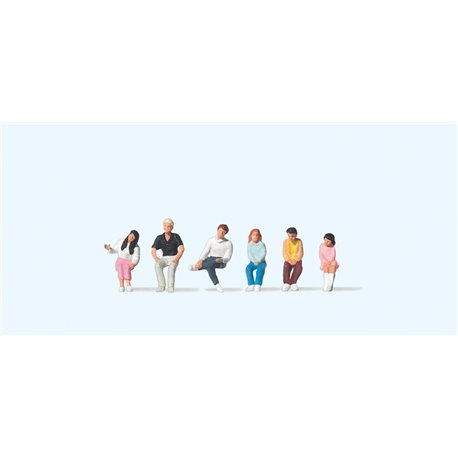 Youths Seated (6) Figure