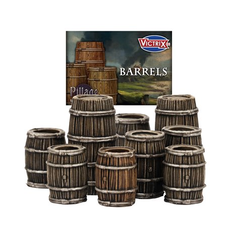 Barrels - 1:56 scale model kit