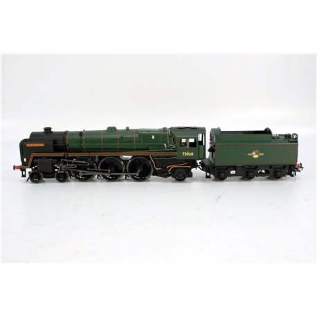 Hornby R2847 Clan Class 4-6-2 72008 "Clan MacLeod" in BR Green with late crest. Used. OO Gauge 