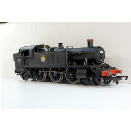 Hornby R2213A Class 61xx 2-6-2T 6156 in BR Black with early emblem. Used. OO Gauge 