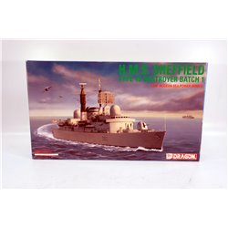 1/700 Dragon HMS Sheffield. Type 42 Destroyer. Second Hand Complete