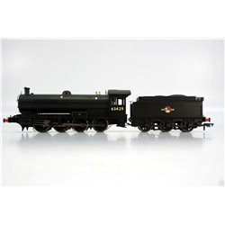 Hornby R3426 Class Q6 Raven 0-8-0 63429 in BR black with late crest. Used. OO Gauge 