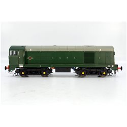 Heljan 2010 Class 20 in BR green with small yellow panels and 4-character headcodes. DCC +Sound Fitted. Used. O Gauge 