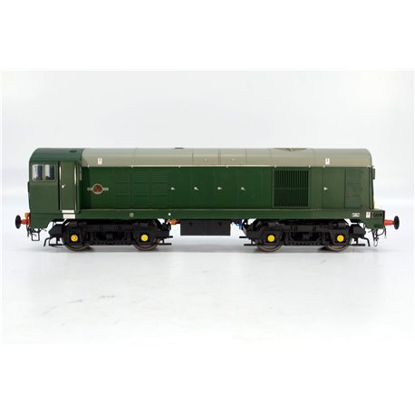 Heljan 2010 Class 20 in BR green with small yellow panels and 4-character headcodes. DCC +Sound Fitted. Used. O Gauge 