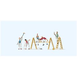 Decorators (5) with Ladders Figure Set