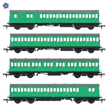 LBSCR 54ft 'Isle of Wight' 4-Coach Pack SR Malachite Green