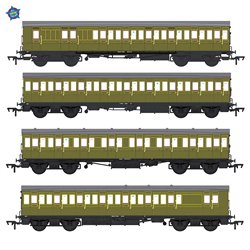 LBSCR 54ft 'Isle of Wight' 4-Coach Pack SR Maunsell Green