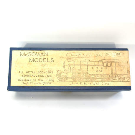 McGOWAN MODELS White Metal Locomotive Kit LNER 2-6-2 451 Class V1 V3 Including Chassis. OO Gauge USED
