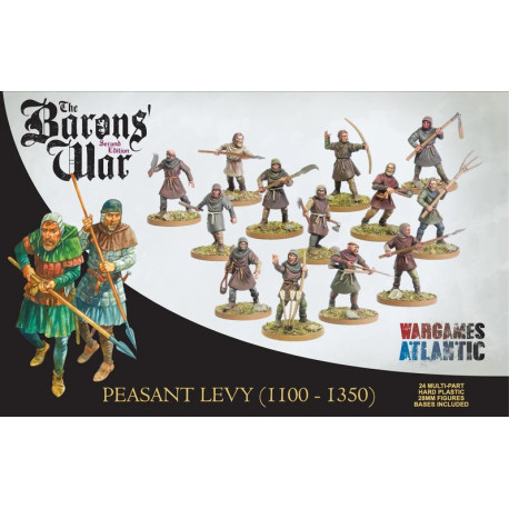 Peasant Levy (1100-1350) - 1:56 figures (x24)