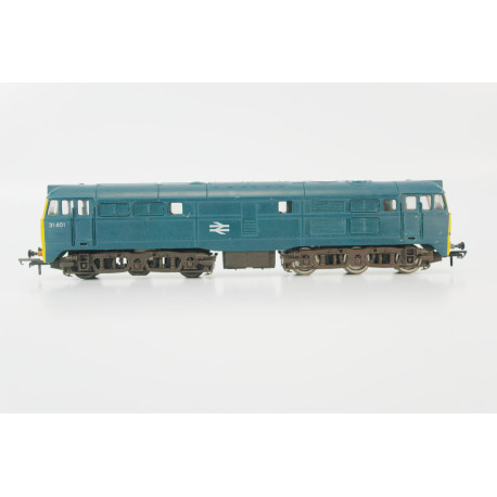 Airfix GMR (Great Model Railways) 54100-6 Class 31 31401 in BR blue. OO Gauge USED
