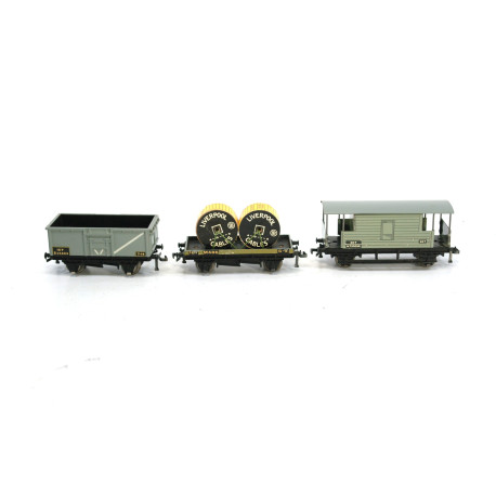 A Set of Three Boxed Hornby Dublo Wagons. OO Gauge USED
