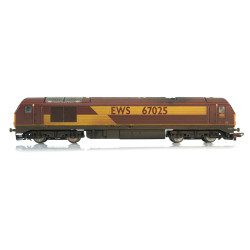 Lima Class 67 Bo Bo 67025 in EWS red/gold .Used. OO Gauge