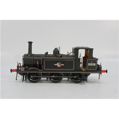 Dapol 7S-010-011D Terrier A1X BR Lined Black Late Crest 32636 with DCC-Sound . Used. O Gauge 