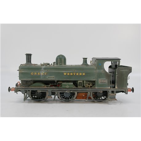 Dapol 7S-007-009S Class 57xx 0-6-0PT Pannier . Rebuilt as 5700 Great Western. Weathered. DCC Fitted + SoundUsed. O Gauge 