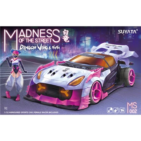 Madness of the Streets car - Dragon Wings & Nana - 1:32 model kit