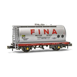 PECO 15' Tanker Wagon 'FINA' Motor Spirit Silver