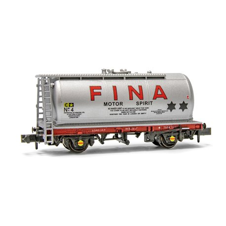 PECO 15' Tanker Wagon 'FINA' Motor Spirit Silver