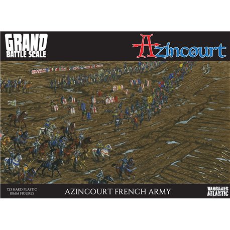 Azincourt French Army (x723) - 10mm scale figure set